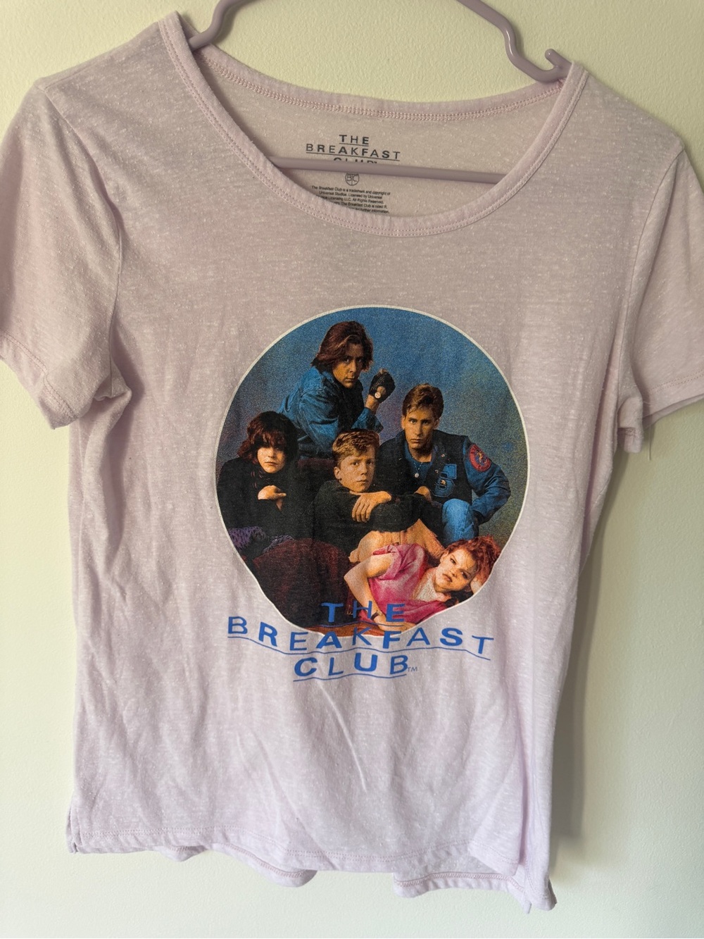 The Breakfast Club Pink Graphic Tee for Women